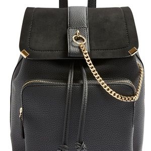 Black top shop purse backpack (new)